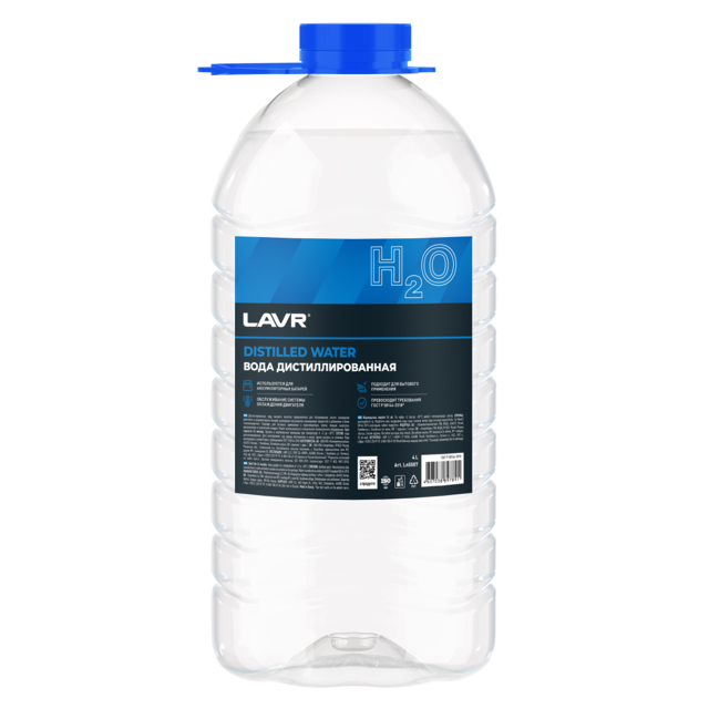 вода дистиллированная LAVR 4л