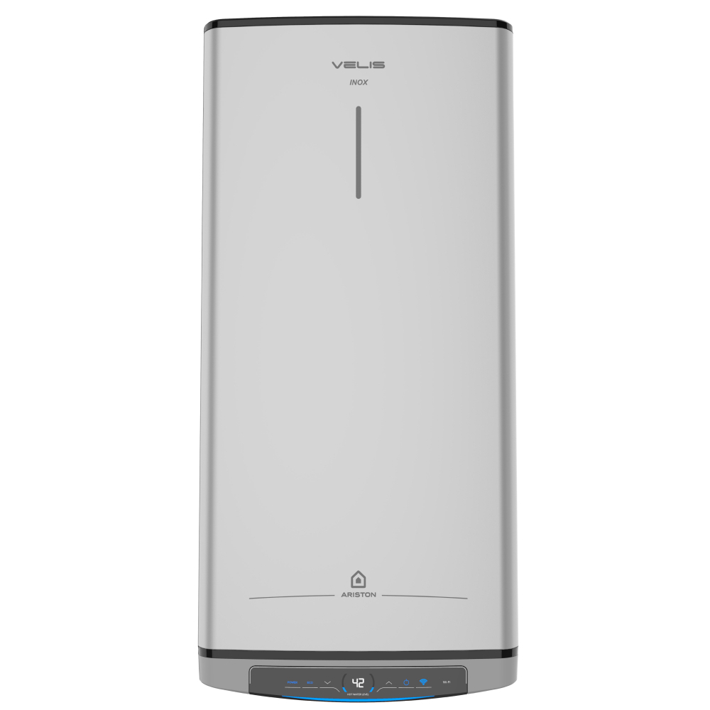 Водонагреватель накопительный Ariston Velis LUX INOX PW ABSE WIFI 100 электрический 100 л 1,5/2,5 кВт плоский универсальный