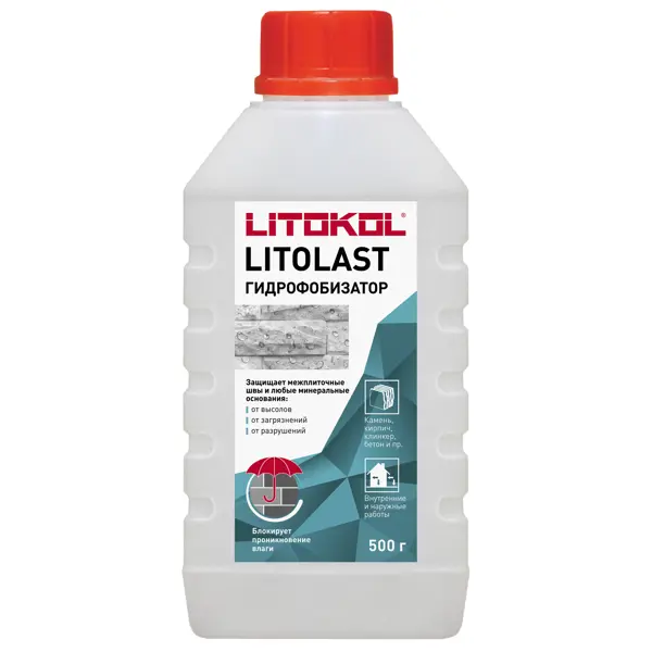 Водоотталкивающая пропитка для швов Litokol Литоласт 0.5 кг