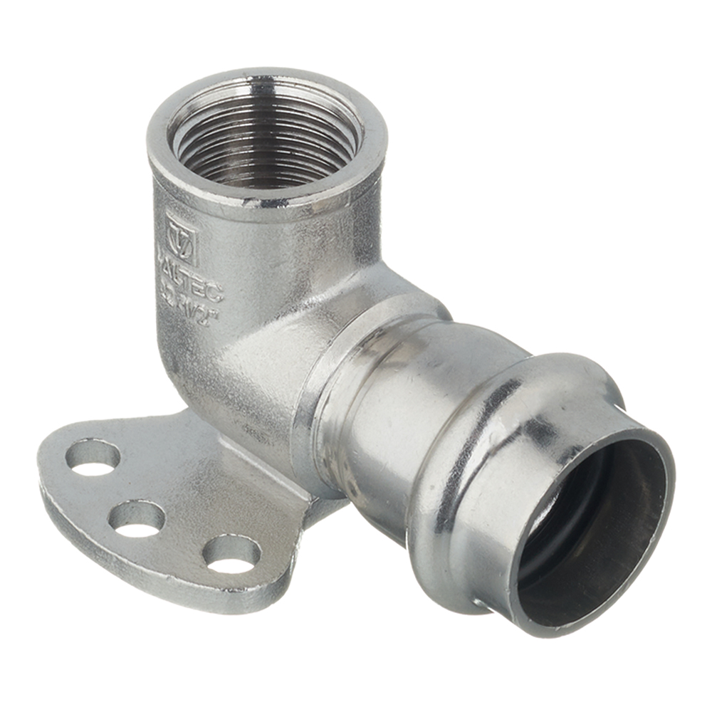 Водорозетка Valtec 22 мм х 1/2 ВР(г) нержавеющая сталь (VTi.954.I.002204)