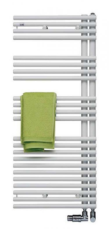 Водяной полотенцесушитель Zehnder Forma Asym LFAR-120-060 Белый правый
