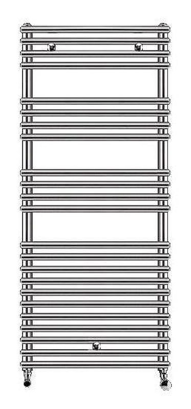 Водяной полотенцесушитель Zehnder Forma Spa LFD-120-060 Белый