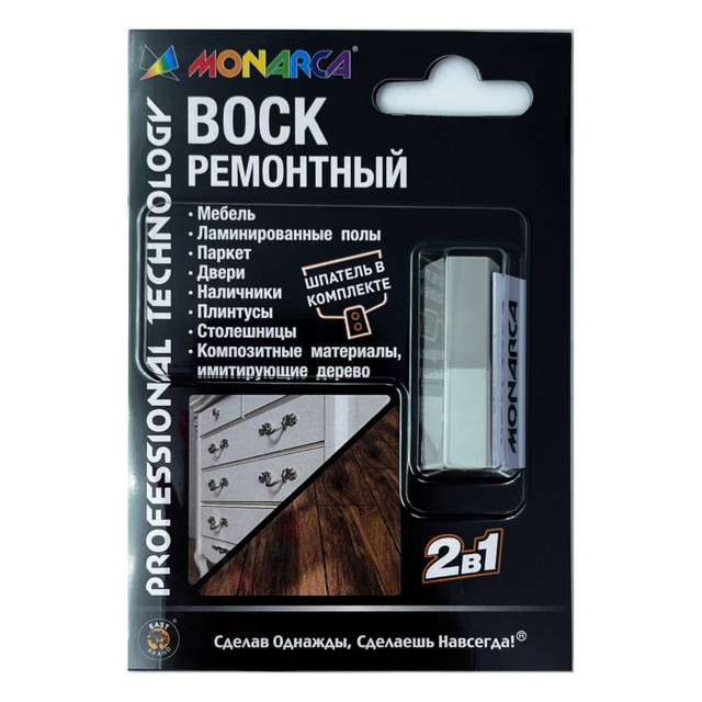 воск ремонтный MONARCA 2в1 ольха пепельная/дуб леванте 7,5г, арт.M02-1/2