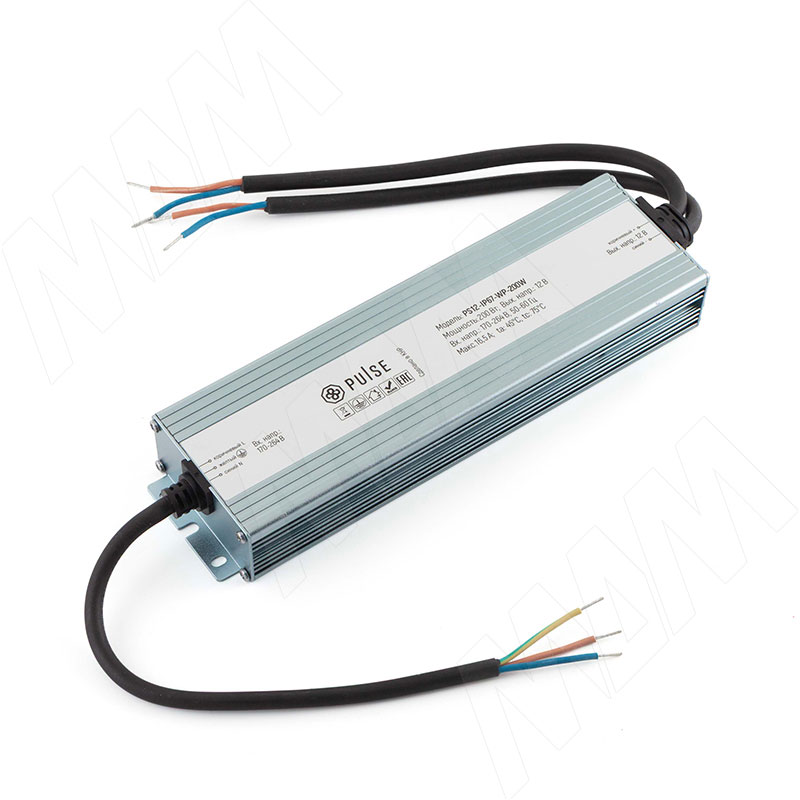 ВОТЭРПРУФ Блок питания AC-230/DC-12V, IP67, 200W, WATERPROOF (PS12-IP67-WP-200W)
