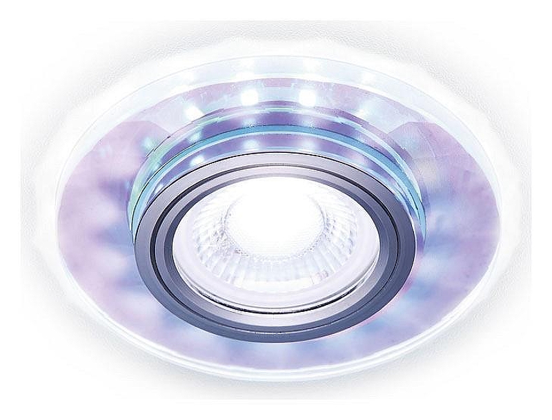 Встраиваемый светильник Ambrella Light S S211 PR/WH цвет плафона/подвески Перламутр, цвет арматуры Хром