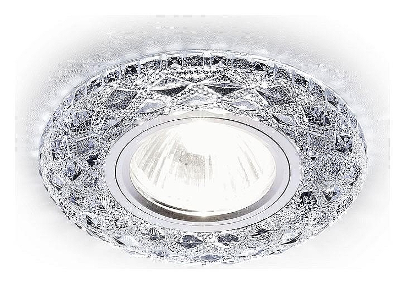Встраиваемый светильник Ambrella Light S S288 CH цвет Прозрачный, Хром
