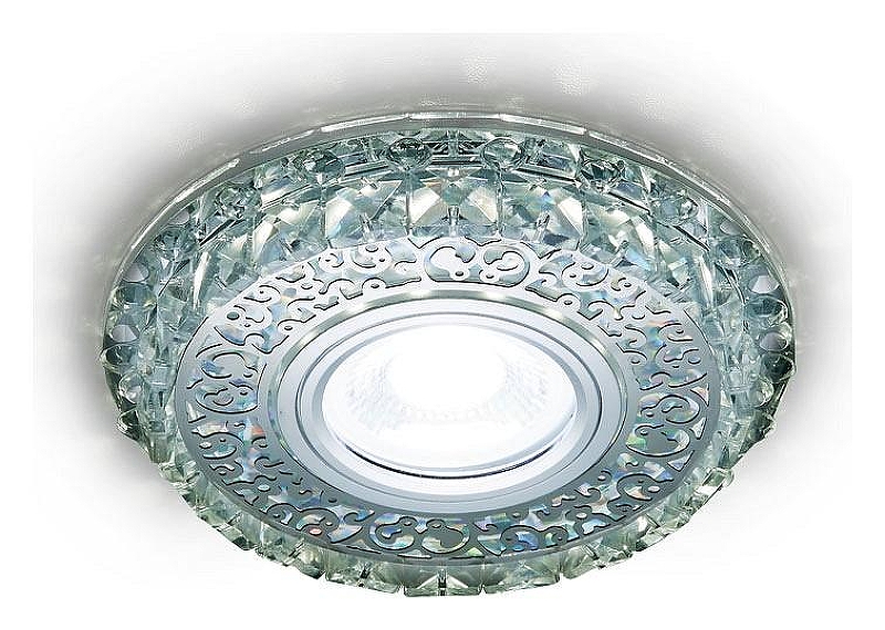 Встраиваемый светильник Ambrella Light S S393 CH цвет Прозрачный, Хром