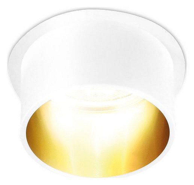 Встраиваемый светильник Ambrella Light TN TN201 цвет плафона/подвески Белый, Золото, цвет арматуры Белый
