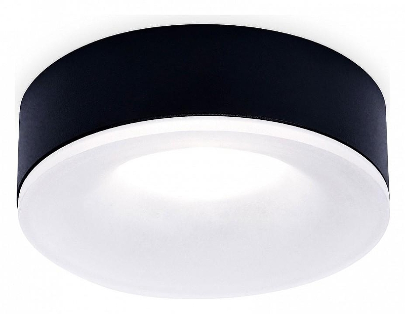 Встраиваемый светильник Ambrella Light TN TN3332 цвет плафона/подвески Белый, Черный, цвет арматуры Черный