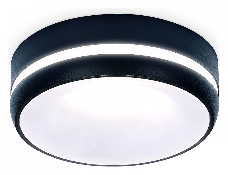 Встраиваемый светильник Ambrella Light TN TN3335 цвет плафона/подвески Белый, Черный, цвет арматуры Черный