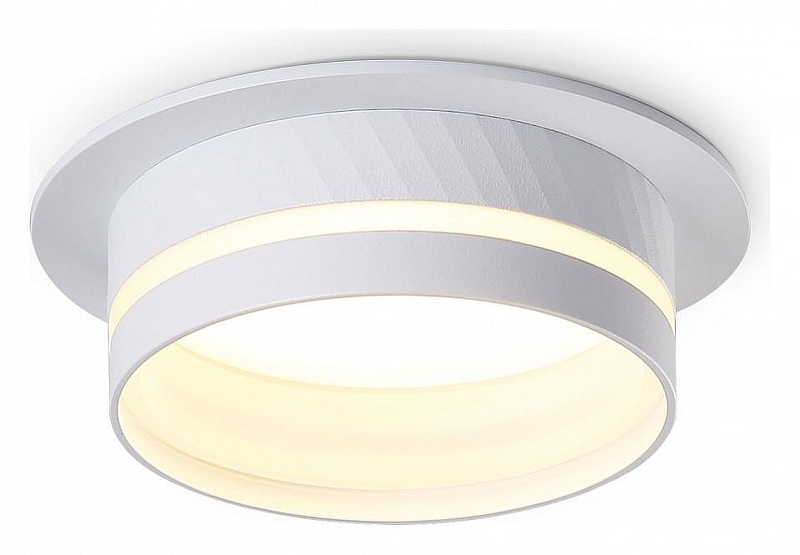 Встраиваемый светильник Ambrella Light TN TN5218 цвет плафона/подвески Белый, цвет арматуры Белый