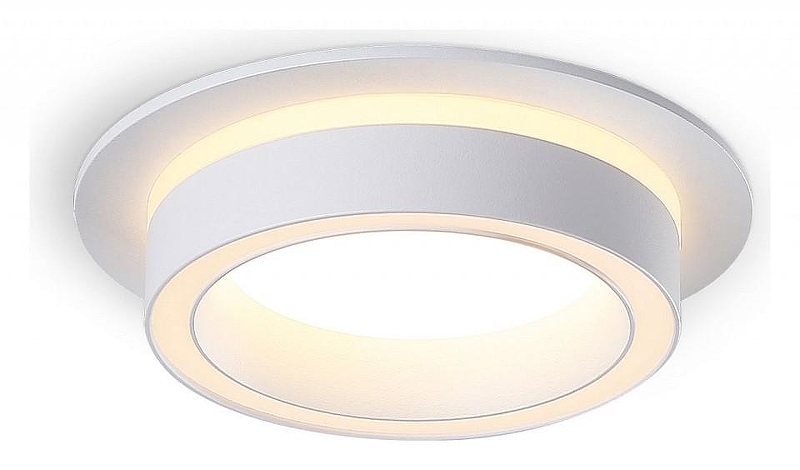Встраиваемый светильник Ambrella Light TN TN5240 цвет плафона/подвески Белый, цвет арматуры Белый