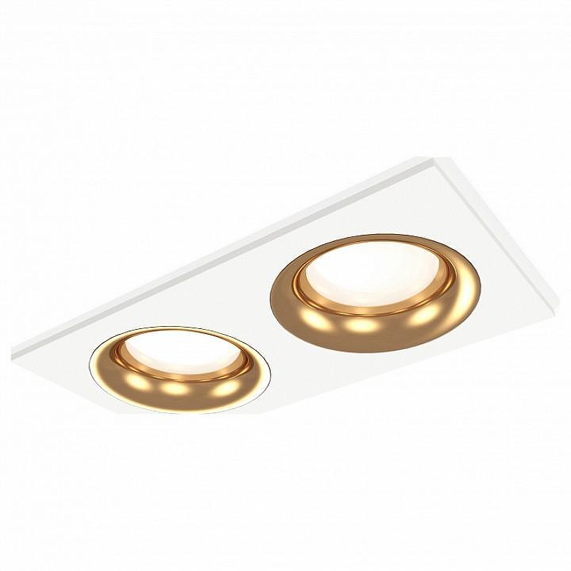 Встраиваемый светильник Ambrella Light XC XC7635005 цвет Белый, Золото