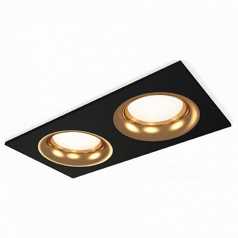 Встраиваемый светильник Ambrella Light XC XC7636005 цвет Золото, Черный