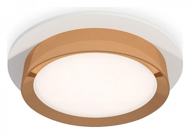 Встраиваемый светильник Ambrella Light XC XC8050005 цвет плафона/подвески Золото, цвет арматуры Белый
