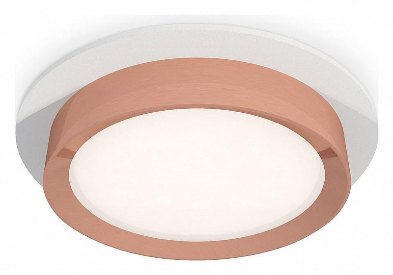 Встраиваемый светильник Ambrella Light XC XC8050006 цвет плафона/подвески Золото, цвет арматуры Белый