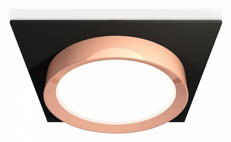 Встраиваемый светильник Ambrella Light XC XC8062006 цвет плафона/подвески Золото, цвет арматуры Черный