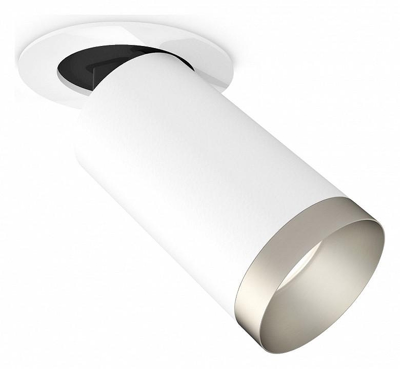 Встраиваемый светильник Ambrella Light XM XM6322203 цвет плафона/подвески Белый, Хром, цвет арматуры Белый