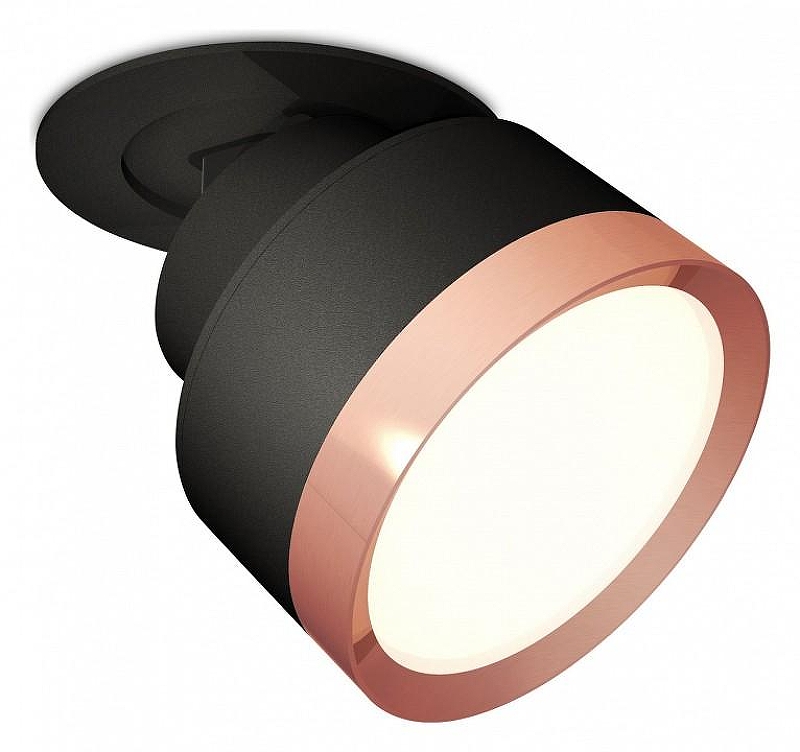 Встраиваемый светильник Ambrella Light XM XM8102503 цвет плафона/подвески Золото, Черный, цвет арматуры Черный