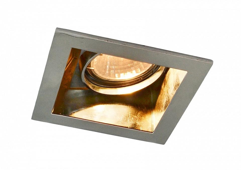 Встраиваемый светильник Artelamp Crypt1c A8050PL-1CC цвет Хром