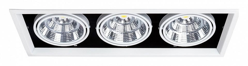Встраиваемый светильник Artelamp Merga A8450PL-3WH цвет Белый
