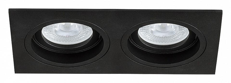 Встраиваемый светильник Artelamp Tarf A2178PL-2BK цвет Черный