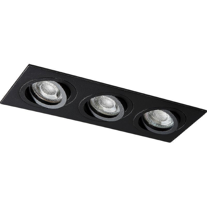 Встраиваемый светильник Crystal Lux CLT 002C3 BL цвет Черный