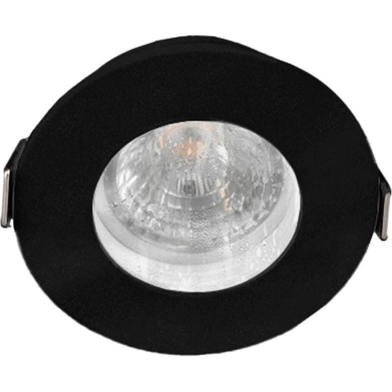Встраиваемый светильник Crystal Lux CLT 045C1 BL IP44 цвет Черный