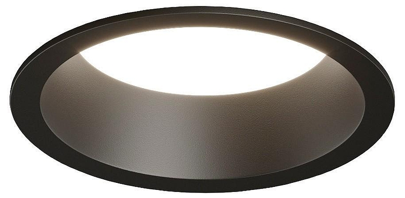 Встраиваемый светильник Denkirs Deep DK3103-BK цвет плафона/подвески Белый, цвет арматуры Черный