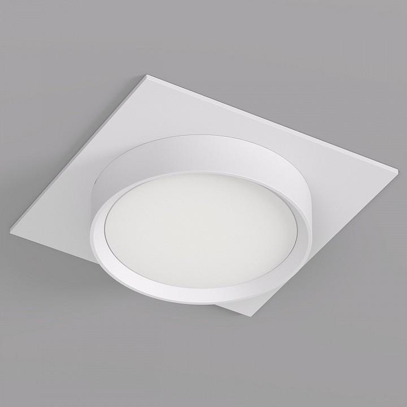 Встраиваемый светильник Denkirs FLAT DK2091-WH цвет плафона/подвески Белый, цвет арматуры Белый