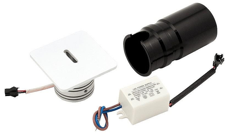Встраиваемый светильник DesignLed Tik GW-S712-3-WH-WW цвет плафона/подвески Белый, цвет арматуры Белый