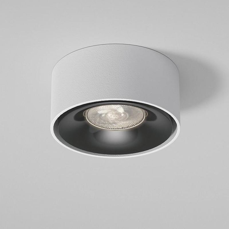 Встраиваемый светильник Elektrostandard Glam a065708 цвет плафона/подвески Белый, Черный, цвет арматуры Белый