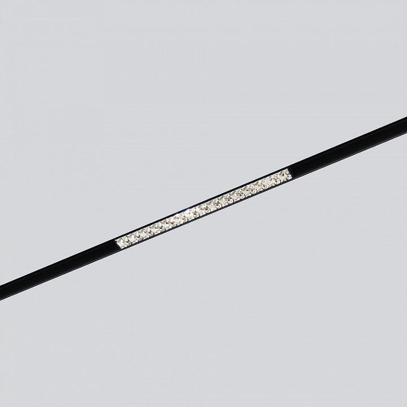 Встраиваемый светильник Elektrostandard Slim Magnetic 85530/01 цвет плафона/подвески Черный, цвет арматуры Черный