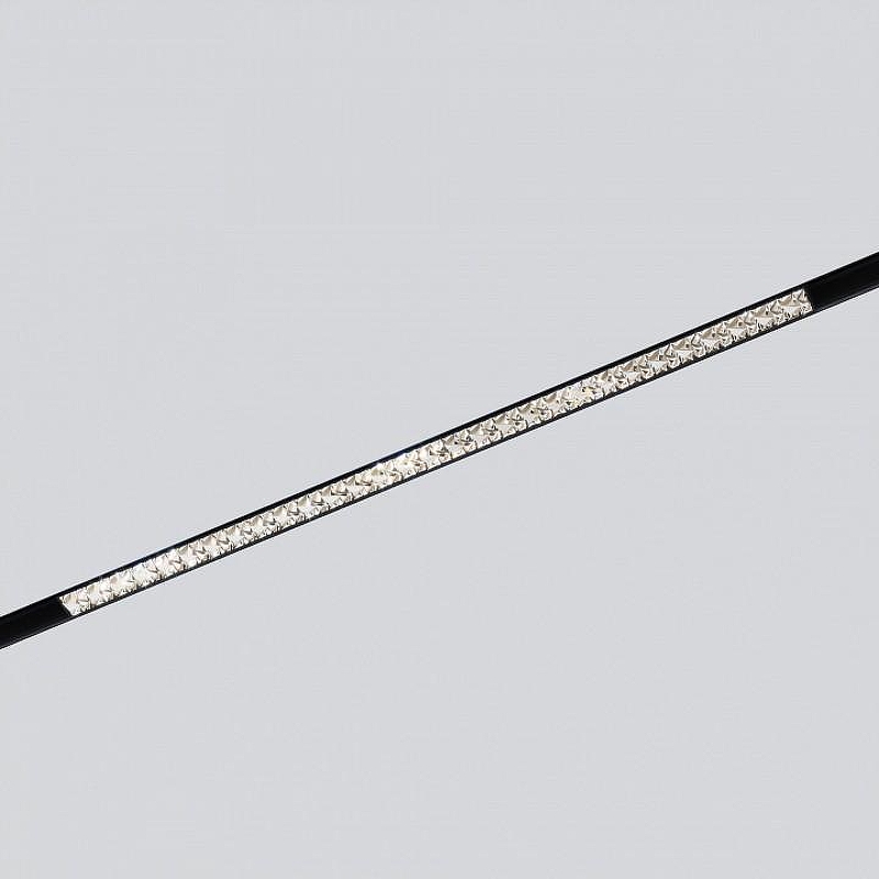 Встраиваемый светильник Elektrostandard Slim Magnetic 85531/01 цвет плафона/подвески Черный, цвет арматуры Черный