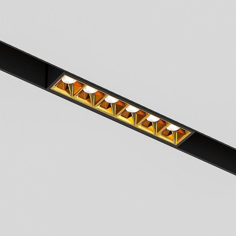 Встраиваемый светильник Elektrostandard Slim Magnetic a064528 цвет арматуры Золото, Черный