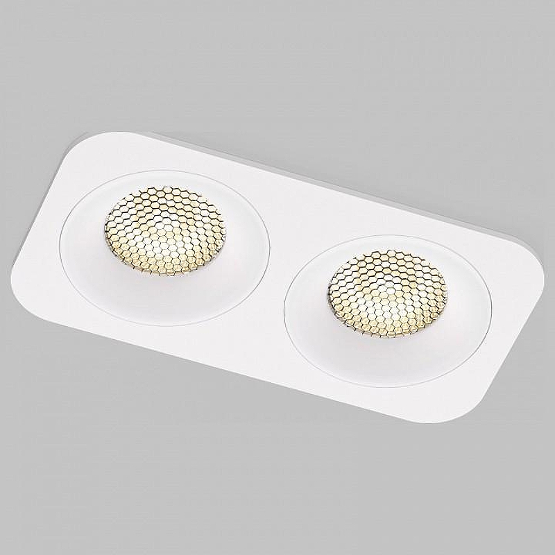 Встраиваемый светильник Elektrostandard Tetro 15277/LED цвет плафона/подвески Белый, цвет арматуры Белый