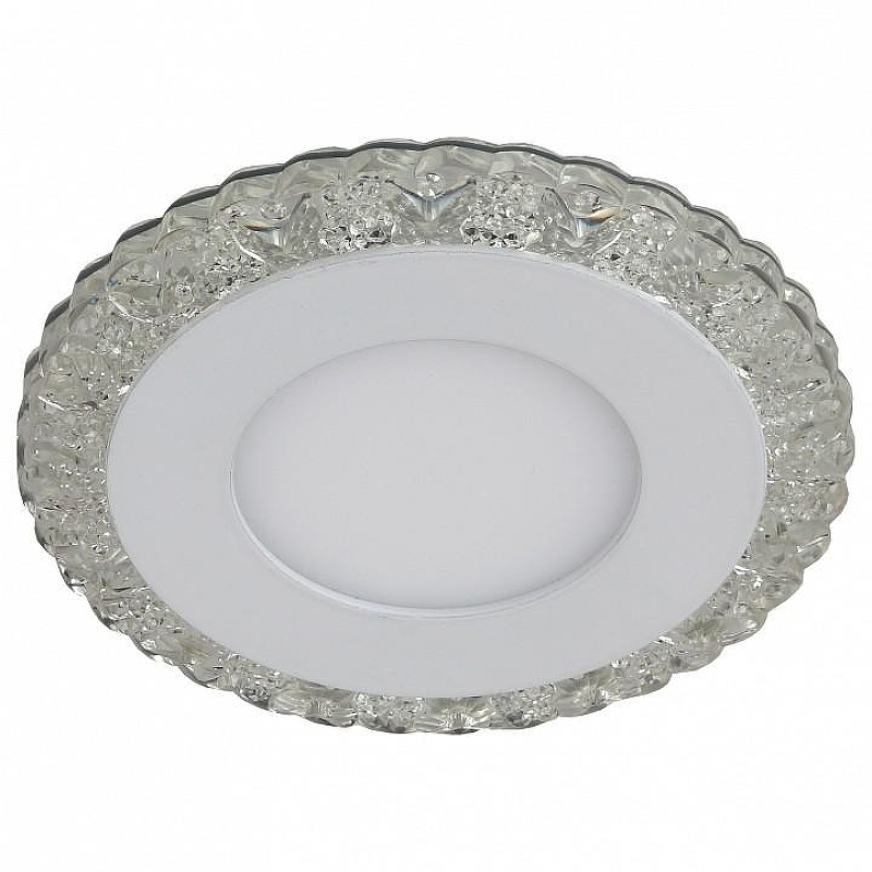 Встраиваемый светильник Эра DK LD14 DK LED 14 SL/WH цвет плафона/подвески Белый, цвет арматуры Белый