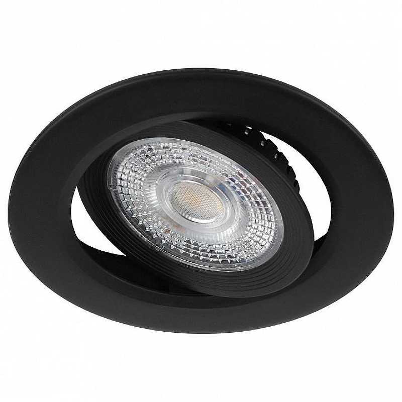 Встраиваемый светильник Эра KL LED 25A-5 3K BK цвет Черный
