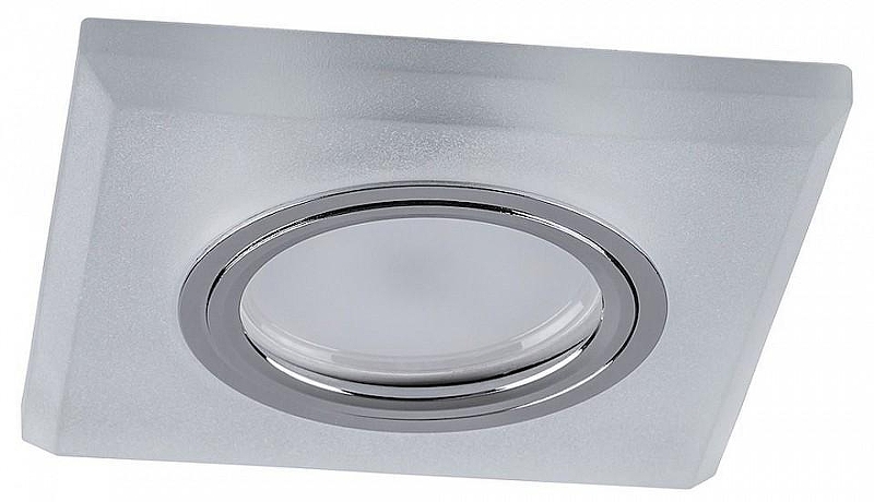 Встраиваемый светильник Feron CD8170 32571 цвет Прозрачный, Хром