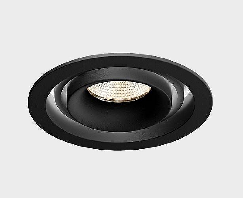 Встраиваемый светильник Italline DE-313 DE-313 black цвет плафона/подвески Черный, цвет арматуры Черный