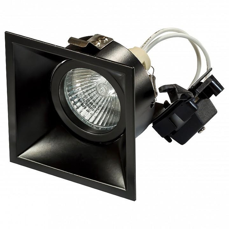 Встраиваемый светильник Lightstar Dom1no 214507 цвет Черный