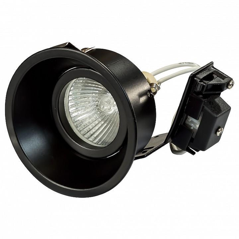 Встраиваемый светильник Lightstar Dom1no 214607 цвет Черный