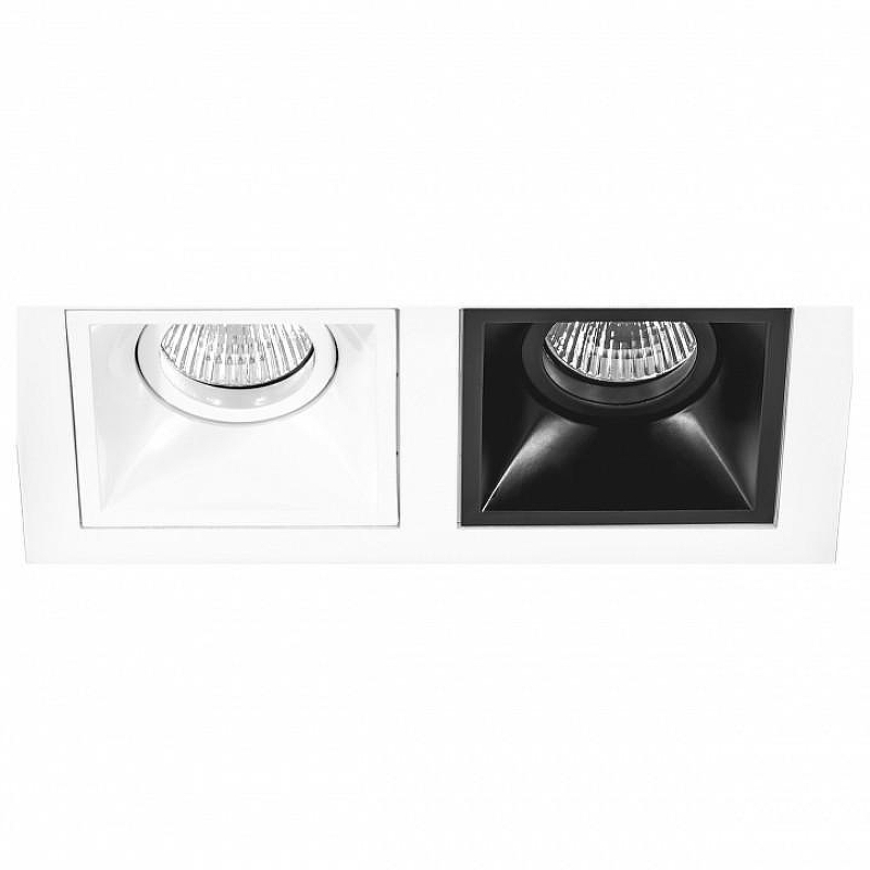 Встраиваемый светильник Lightstar Dom1no D5260607 цвет Белый, Черный