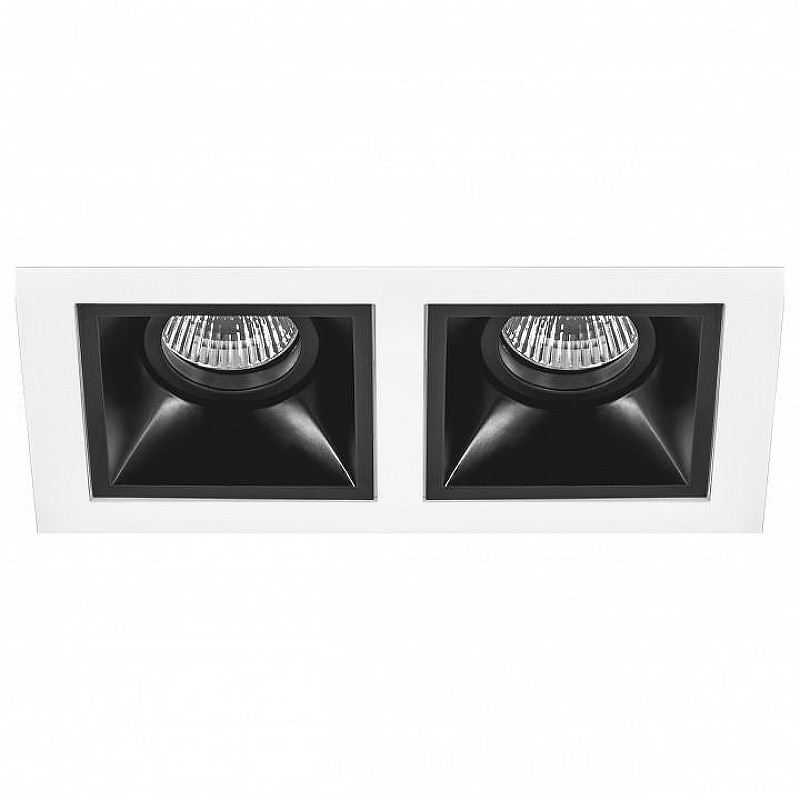Встраиваемый светильник Lightstar Dom1no D5260707 цвет Белый, Черный