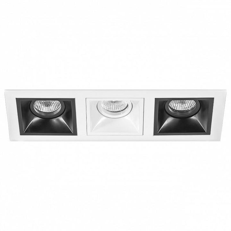 Встраиваемый светильник Lightstar Dom1no D536070607 цвет Белый, Черный