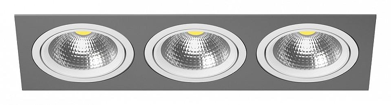 Встраиваемый светильник Lightstar Intero 111 i839060606 цвет Белый, Серый