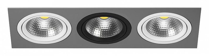 Встраиваемый светильник Lightstar Intero 111 i839060706 цвет Белый, Серый, Черный