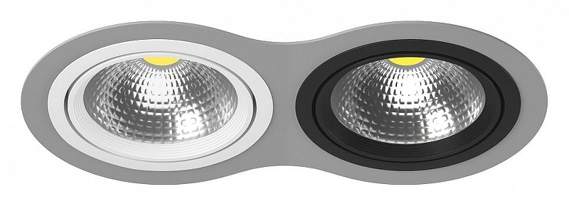 Встраиваемый светильник Lightstar Intero 111 i9290607 цвет Белый, Серый, Черный