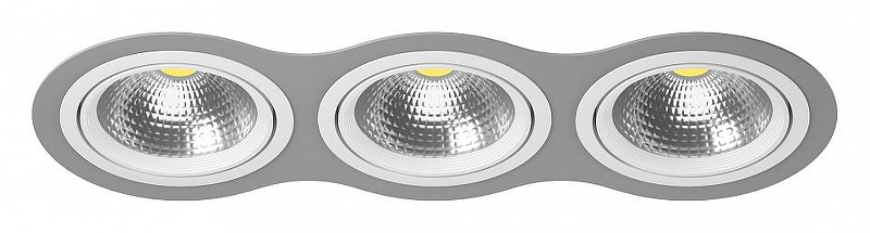 Встраиваемый светильник Lightstar Intero 111 i939060606 цвет Белый, Серый