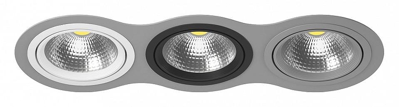 Встраиваемый светильник Lightstar Intero 111 i939060709 цвет Белый, Серый, Черный